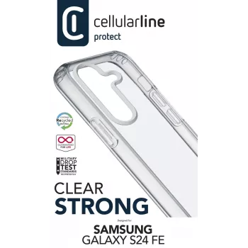 Capa Cellularline CLEARDUOGALS24FET capa para telemóvel transparente 17 cm