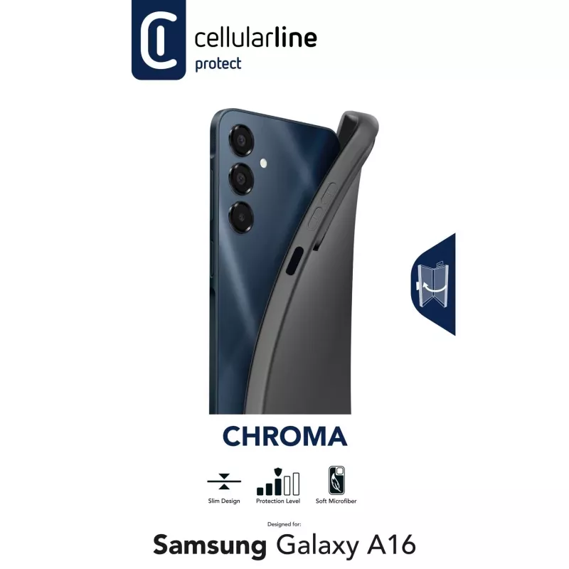Capa Cellularline Chroma - Galaxy A16 capa de silicone macia colorida