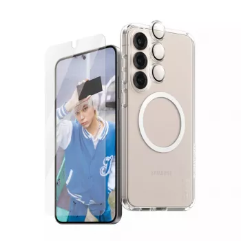 PanzerGlass ® | CARE by ® Flagship conjunto 3 em 1 Samsung Galaxy S25+