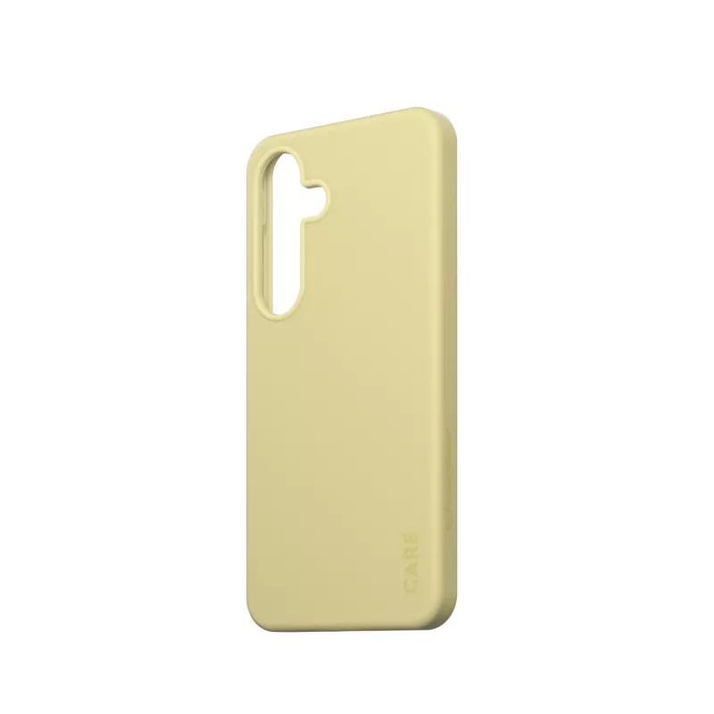 Capa PanzerGlass CARE™ by ® Case Chardonnay com compatibilidade Qi para Samsung Galaxy S25