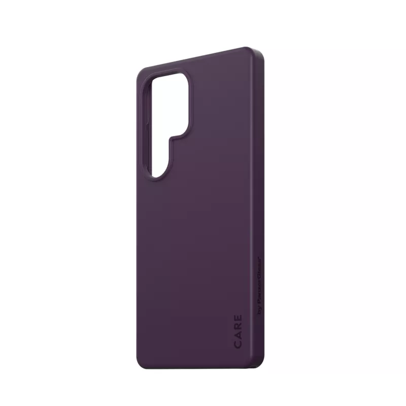 Capa PanzerGlass CARE™ by ® Case Plum roxa com compatibilidade Qi Samsung Galaxy S25 Ultra