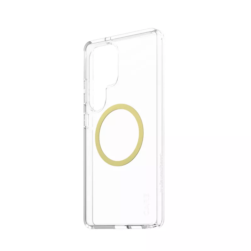 Capa PanzerGlass CARE™ by ® Urban Combat Case transparente com compatibilidade Qi Chardonnay Samsung Galaxy S25 Ultra