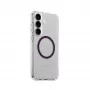 Capa PanzerGlass CARE Urban Combat transparente Plum Purple Qi Samsung Galaxy S25+