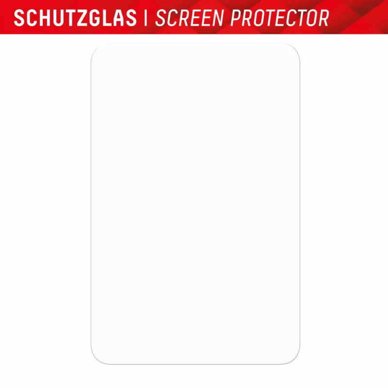 Película de proteção de ecrã Displex (9H) para Apple iPad mini 8,3'' (6.ª ger./7.ª ger. 2024), moldura de montagem Eco, resistente a riscos