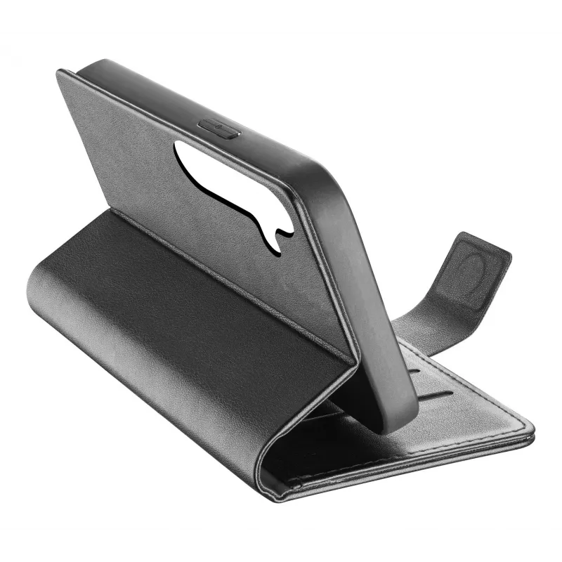 Cellularline Book Agenda 2 Case BOOKAG2GALS25K capa tipo livro para Samsung S25, preto