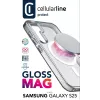 Cellularline Gloss Mag – capa magnética para Galaxy S25 para carregar e fixar no carregador MagSafe