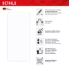 Displex Smart Glass (9H) para Samsung Galaxy S25 Ultra, autocolante de montagem, inquebrável