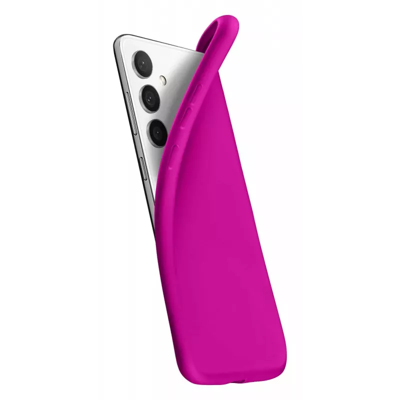 Cellularline Chroma – capa de silicone macia colorida para Galaxy A36/A56