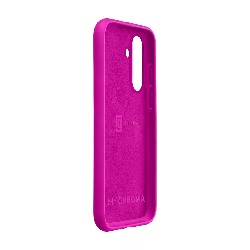 Cellularline Chroma – capa de silicone macia colorida para Galaxy A36/A56