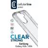 Cellularline Clear Protect - capa rígida com bordas de silicone para Galaxy A36/A56