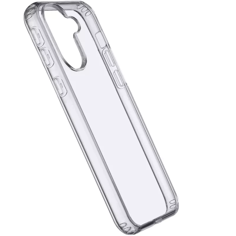 Cellularline Clear Protect - capa rígida com bordas de silicone para Galaxy A36/A56