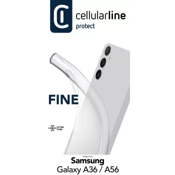 Capa Cellularline FINECGALA36T para Samsung Galaxy A36/A56 transparente