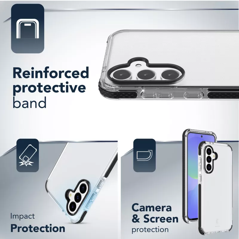 Capa Cellularline TETRACGALA36T para Samsung Galaxy A36/A56 16,8 cm transparente