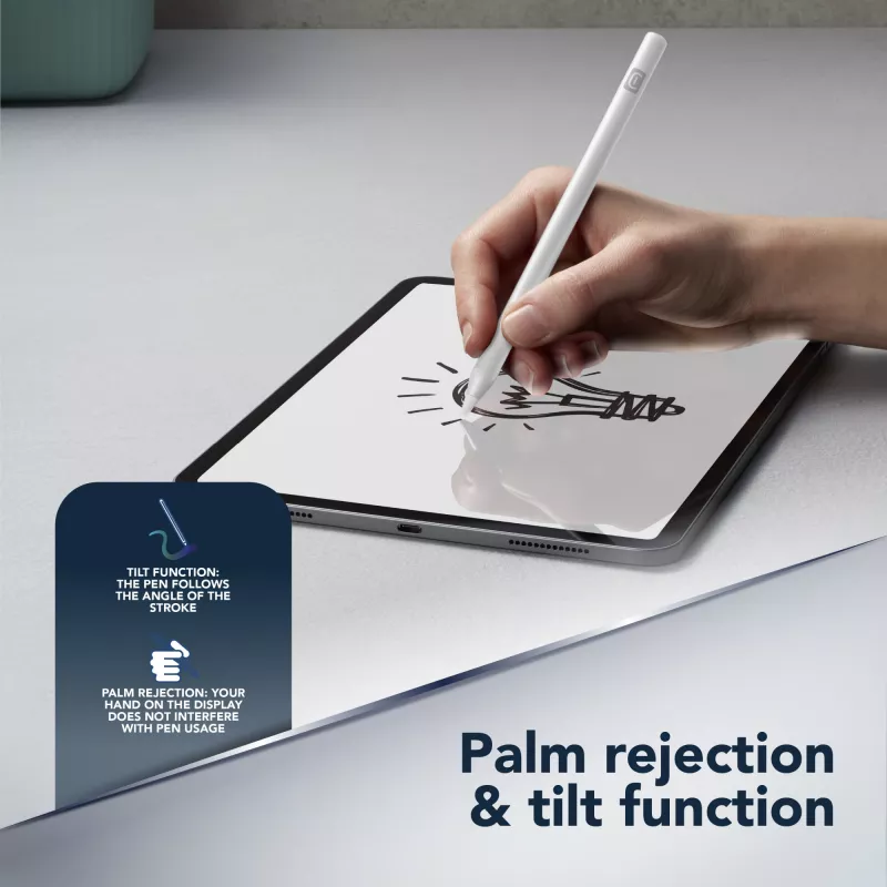Caneta Stylus Pen Cellularline para iPad, branco