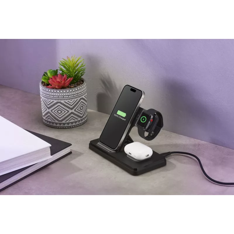 Tech Pop base de acoplagem para smartwatch/smartphone preto
