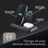 Tech Pop base de acoplagem para smartwatch/smartphone preto