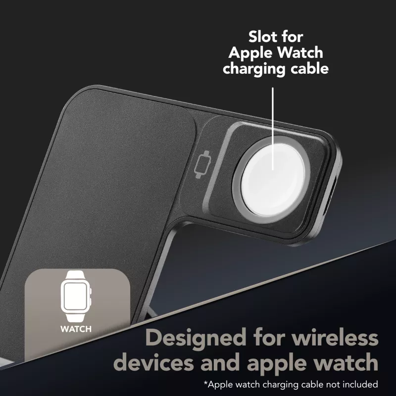 Tech Pop base de acoplagem para smartwatch/smartphone preto