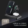 Tech Pop base de acoplagem para smartwatch/smartphone preto