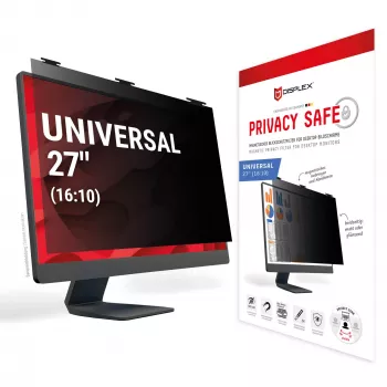 Displex PRIVACY SAFE filtro de privacidade bidirecional removível para monitor de secretária 27'' (16:10)