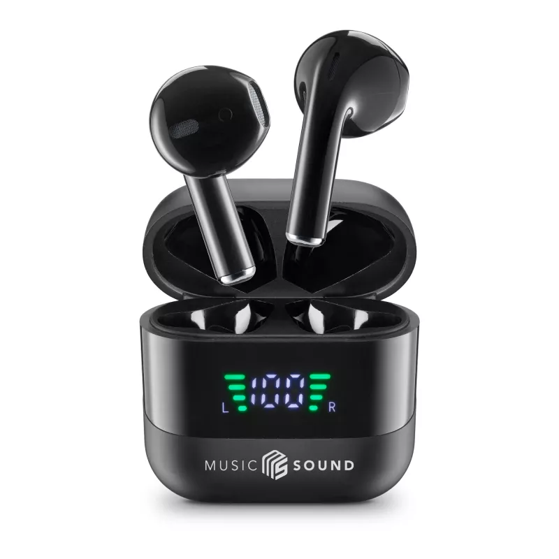 Music Sound SPARK auricolare TWS com ecrã LED
