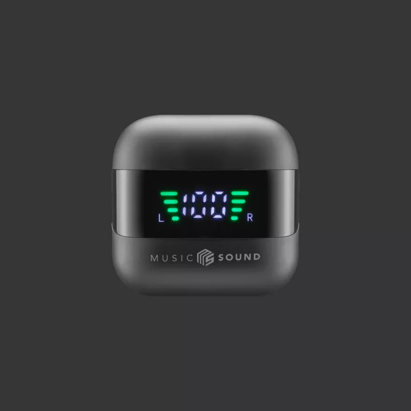 Music Sound SPARK auricolare TWS com ecrã LED