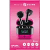 Music Sound SPARK auricolare TWS com ecrã LED, True Wireless Stereo (TWS), chamadas/música, 66 g, headset, rosa