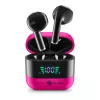 Music Sound SPARK auricolare TWS com ecrã LED, True Wireless Stereo (TWS), chamadas/música, 66 g, headset, rosa