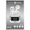 Music Sound SPARK auricolare TWS com ecrã LED