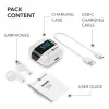 Music Sound SPARK auricolare TWS com ecrã LED