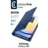 Capa tipo carteira Cellularline Galaxy A26 azul 16,8 cm