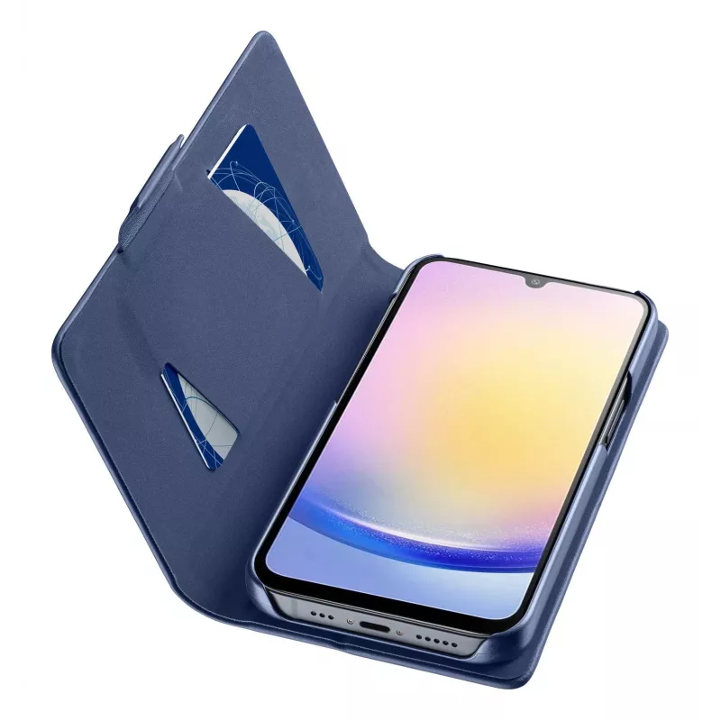 Capa tipo carteira Cellularline Galaxy A26 azul 16,8 cm