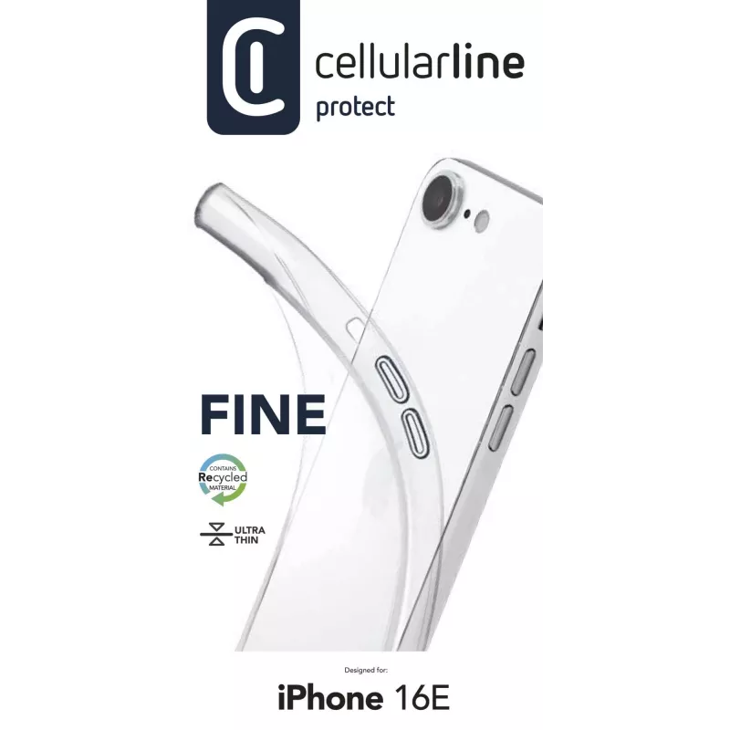 Capa Cellularline FINECIPHSE4T transparente para iPhone SE 6,1 polegadas