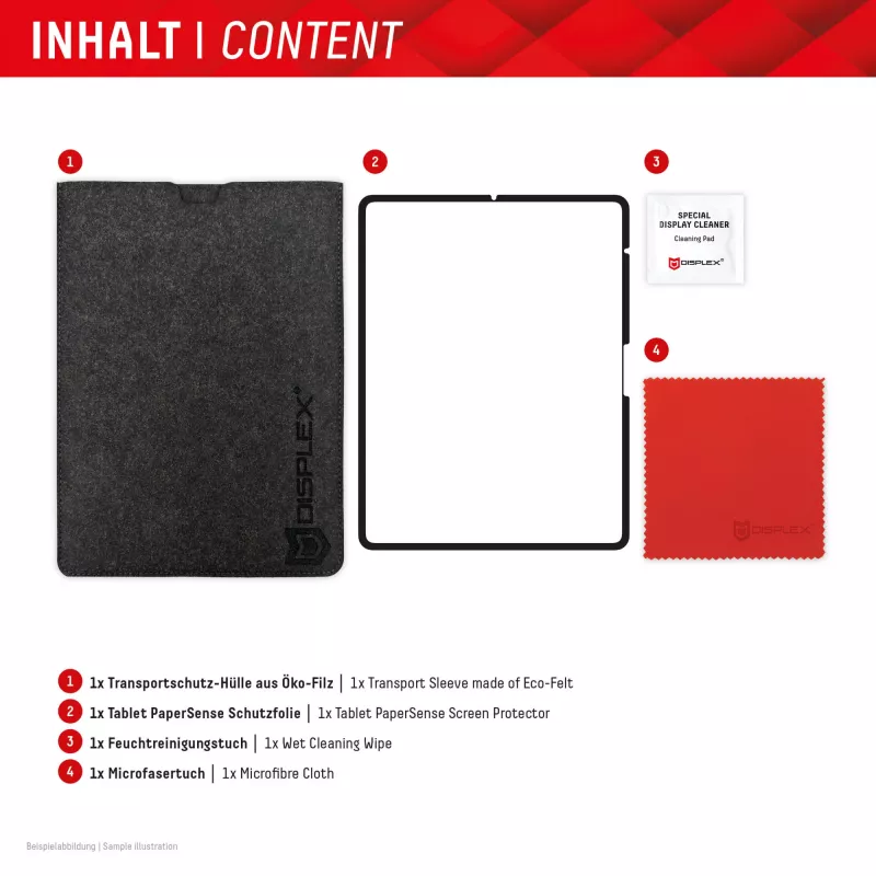 Displex TABLET PAPERSENSE para iPad Pro 13'' (2024)/Air 13'' (2025/2024), película removível de escrita ou desenho com sensação de papel