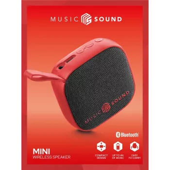 Music Sound altifalante sem fios mini compacto e colorido altifalante Bluetooth 3 Watt