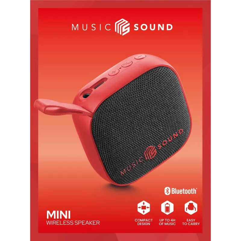 Music Sound altifalante sem fios mini compacto e colorido altifalante Bluetooth 3 Watt
