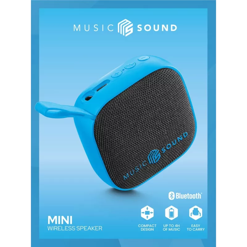 Music Sound altifalante sem fios mini compacto e colorido altifalante Bluetooth 3 Watt