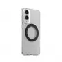 Capa transparente PanzerGlass CARE com suporte preto e Qi Samsung Galaxy S25 Edge