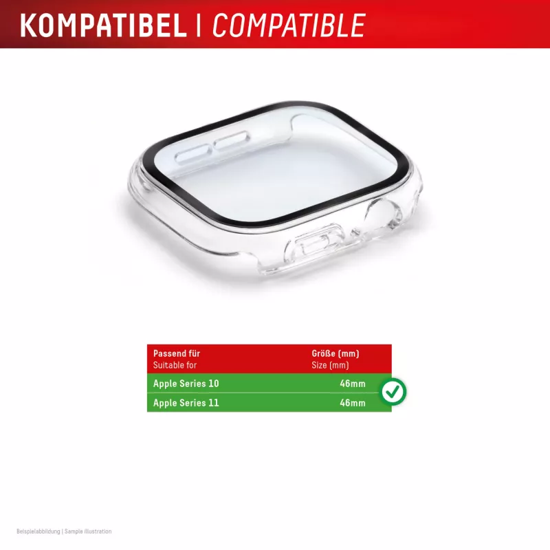 E.V.I Displex Full Body película de proteção de ecrã para Apple Watch Series 10/11 46 mm, transparente