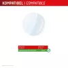 Vidro 9H Displex Galaxy Watch 6 Classic (43mm), pack de 2, ultrafino, sem moldura, anti-impressões digitais, fabricado na Alemanha