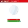 Vidro 9H Displex Garmin fenix E/fenix 8 (51mm), pack de 2, ultrafino, sem moldura, anti-sujidade, fabricado na Alemanha
