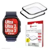 Proteção de ecrã Displex Unbreakable Full Cover Smart Glass para Apple Watch Ultra 3/Ultra 2/Ultra (49 mm), pack de 2, sem moldura, transparente