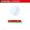 Vidro 9H Displex Galaxy Watch 6 Classic (47mm), pack de 2, ultrafino, sem moldura, anti-impressões digitais, Made in Germany
