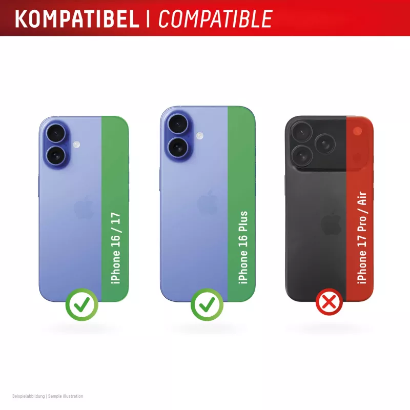 Vidro para lentes da câmara Displex Full Cover iPhone 16/16 Plus/17, 10H, proteção total da câmara, montagem rápida, pack de 2