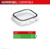 E.V.I Displex Full Body película de proteção de ecrã para Apple Watch SE (2/3) 44 mm, transparente