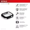 Displex 02135 capa de proteção total para Apple Watch Series 11/10 (46 mm), preta