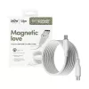 Cabo USB-C para USB-C PanzerGlass empower™ by ® Magnetic 240W | USB 2.0 | 1,5 m | Silver White