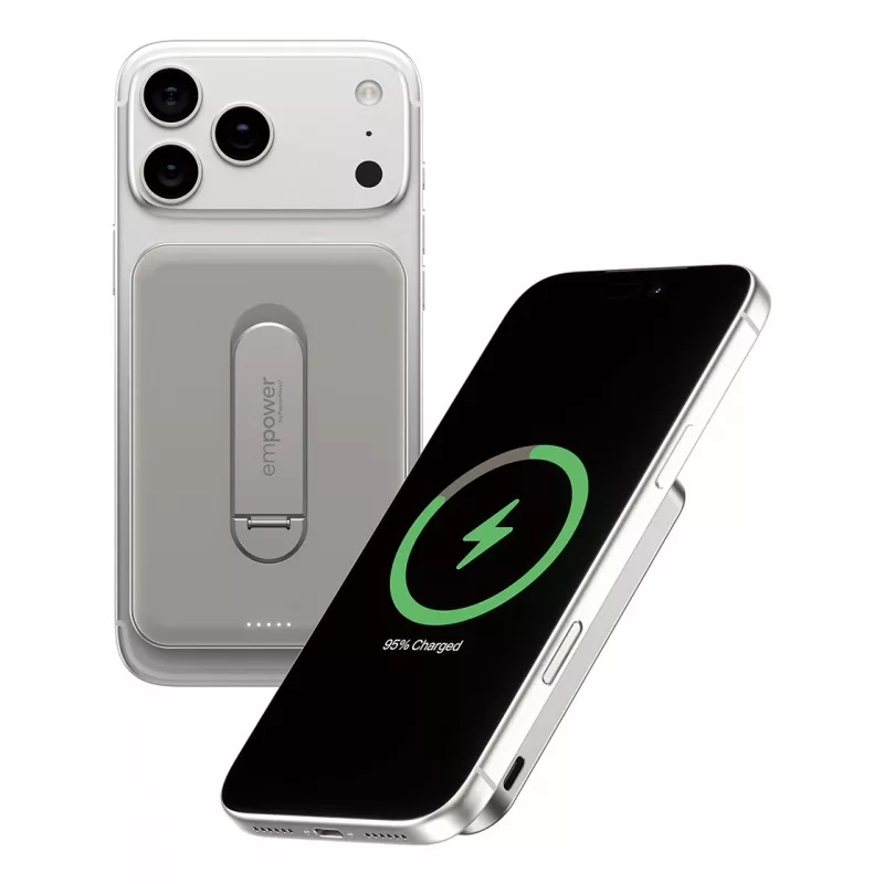 Powerbank PanzerGlass empower by empower Bank com Spin Stand 5000mAh Titanium