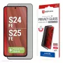 Película de proteção de ecrã com filtro de privacidade Displex (10H) para Samsung Galaxy S25 FE/S24 FE, moldura de montagem Eco, filtro de privacidade