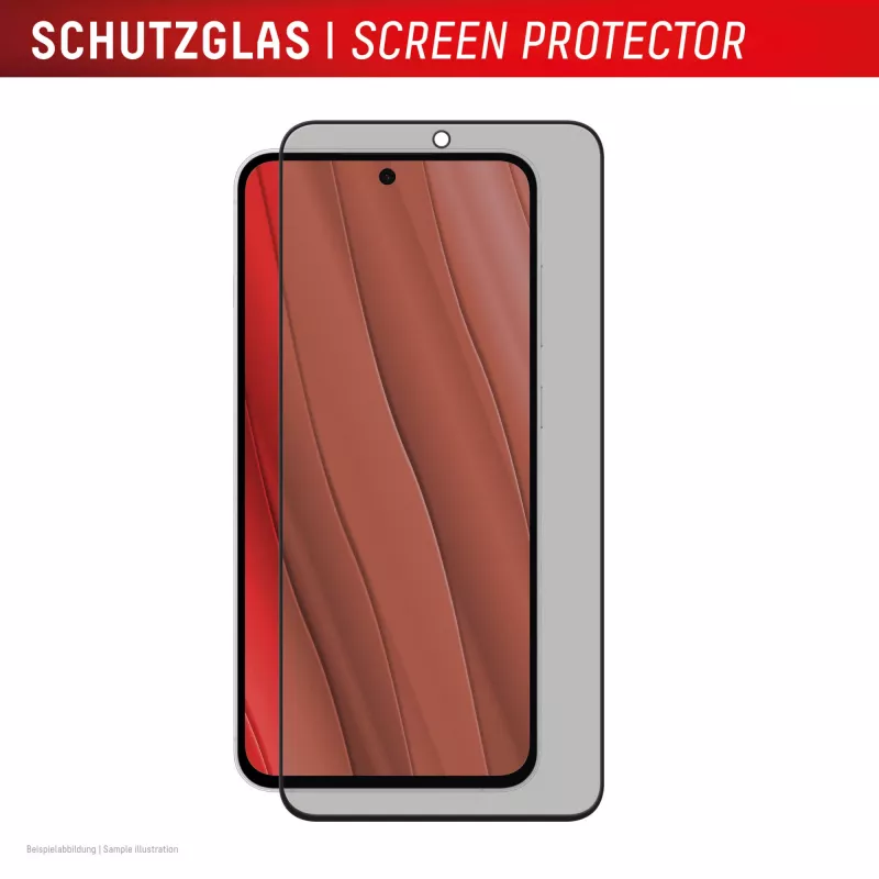 Película de proteção de ecrã com filtro de privacidade Displex (10H) para Samsung Galaxy S25 FE/S24 FE, moldura de montagem Eco, filtro de privacidade