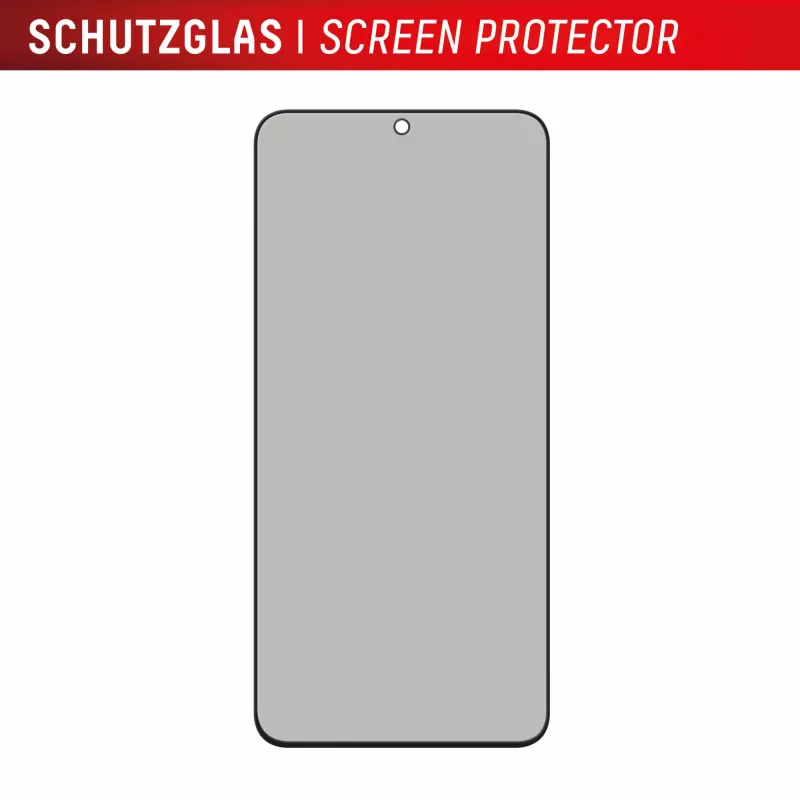Película de proteção de ecrã com filtro de privacidade Displex (10H) para Samsung Galaxy S25 FE/S24 FE, moldura de montagem Eco, filtro de privacidade